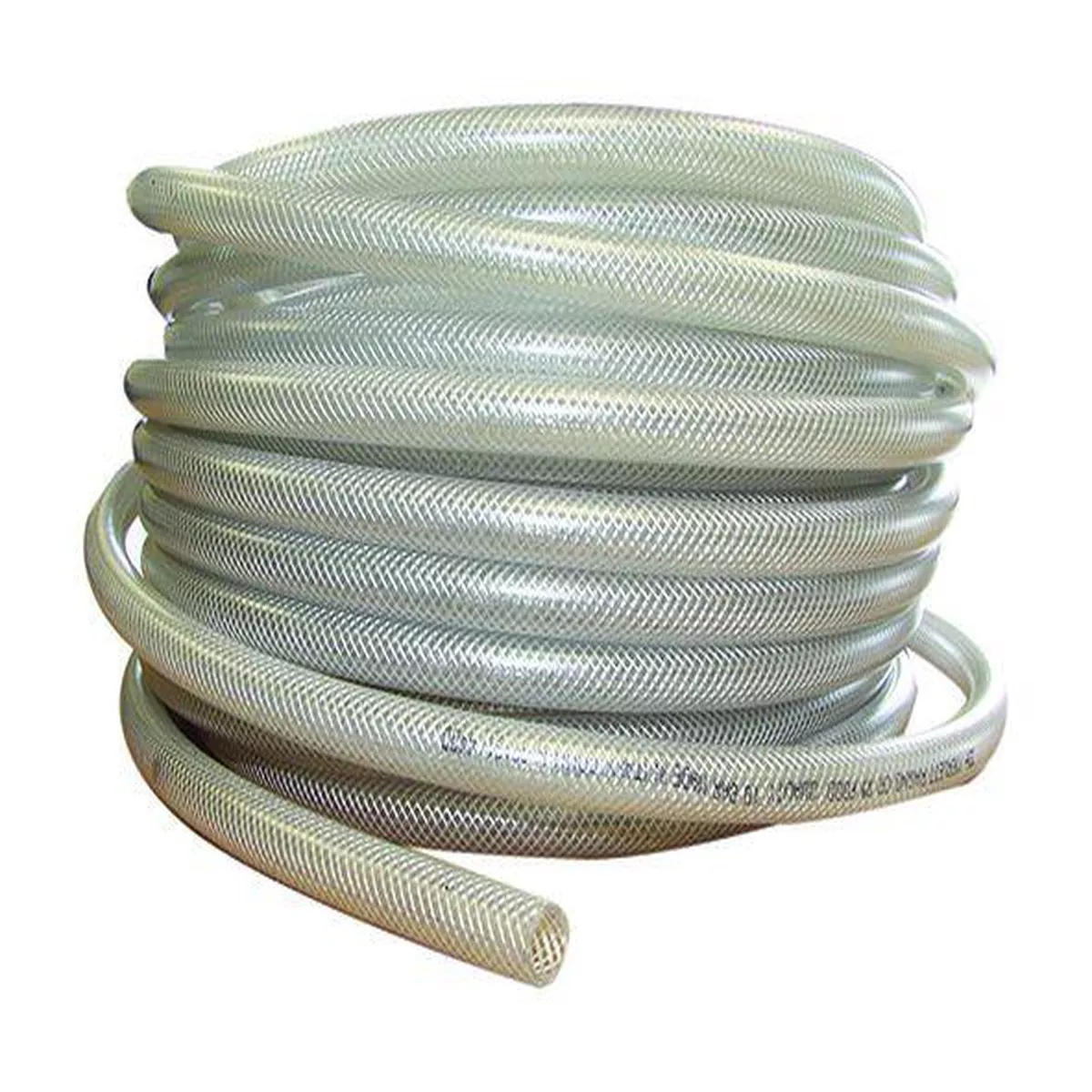0.75″ flexible PVC – 30m clear coil braided FT4228/30