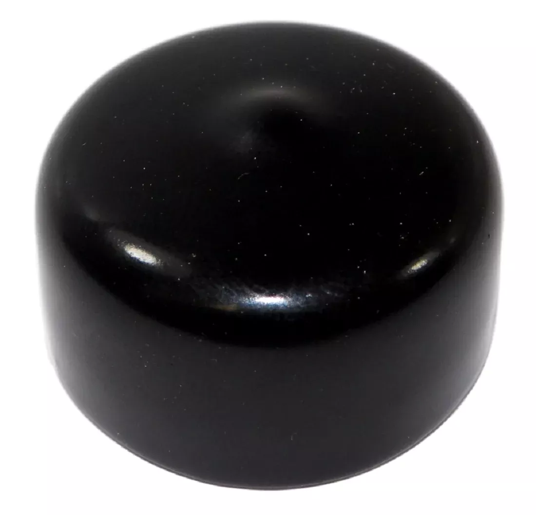 287243 701-89 1.000" X 0.500" Black Short Cap