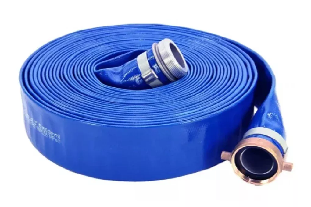 Abbott Rubber 1147-2000-25 2 in ID x 25 ft. Lay-Flat PVC Discharge Hose Assembly