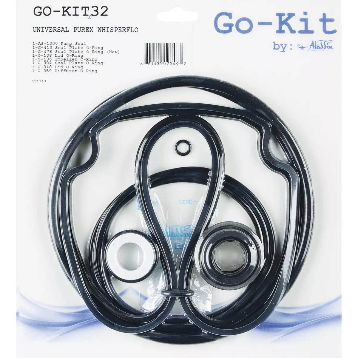 Aladdin GOKIT32 Whisperflo Pump Seal Kit