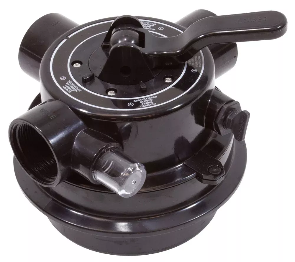 AquaPro Systems 10073-ACC Multiport Valve, AL75, Pool Replacement Parts, 4-Way