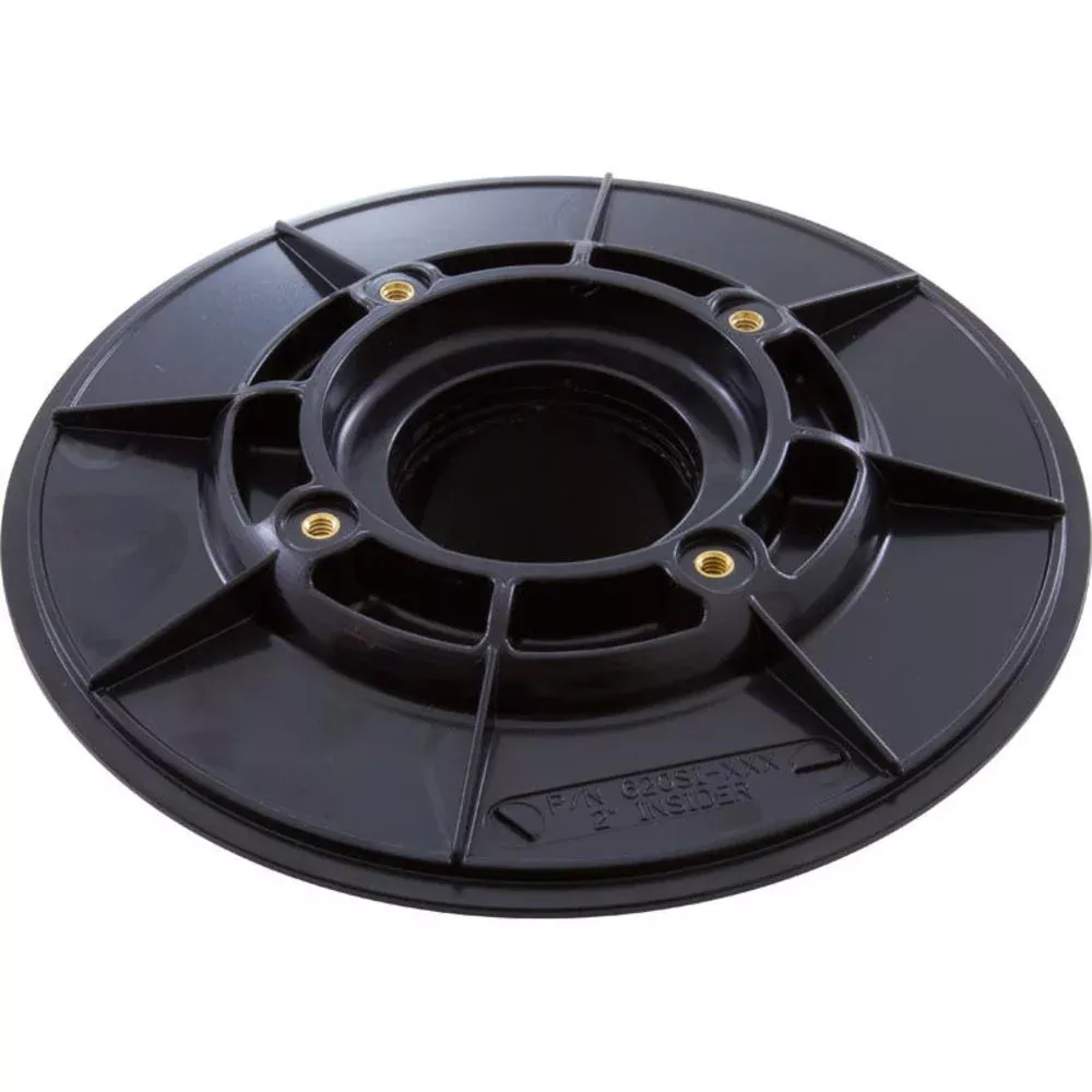 Aquastar 620SI102 6" Sumpless Bulkhead 2" Slip Insider Wall Fitting - Black