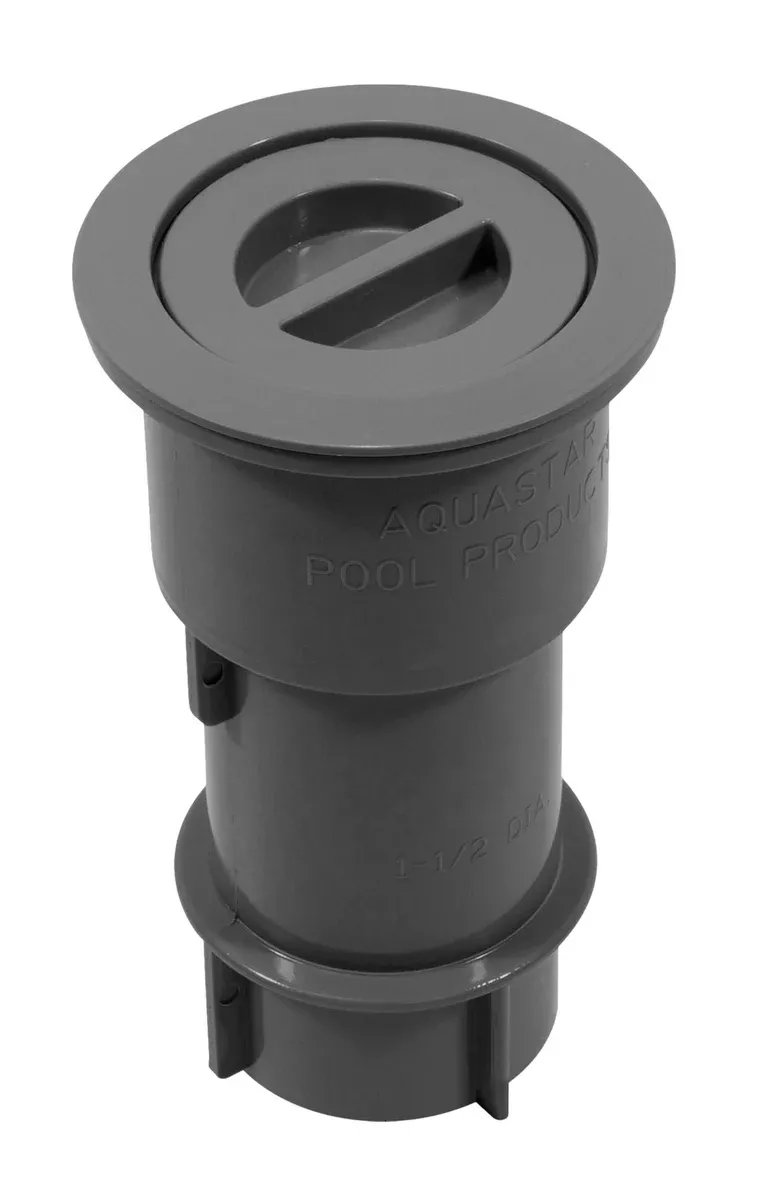 AquaStar SMUS105 5" Umbrella Stand w/ Sleeve and Center Cap- Dark Gray