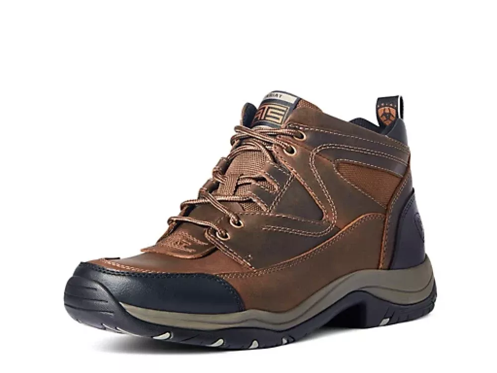 Ariat 10002182 Men's Terrain Distressed Brown Endurance Hiking Boots, 12 D
