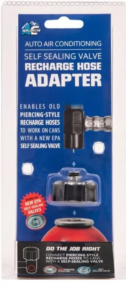 Avalanche AVL420CS Recharge Hose Refrigerant Adapter Black AVL420CS