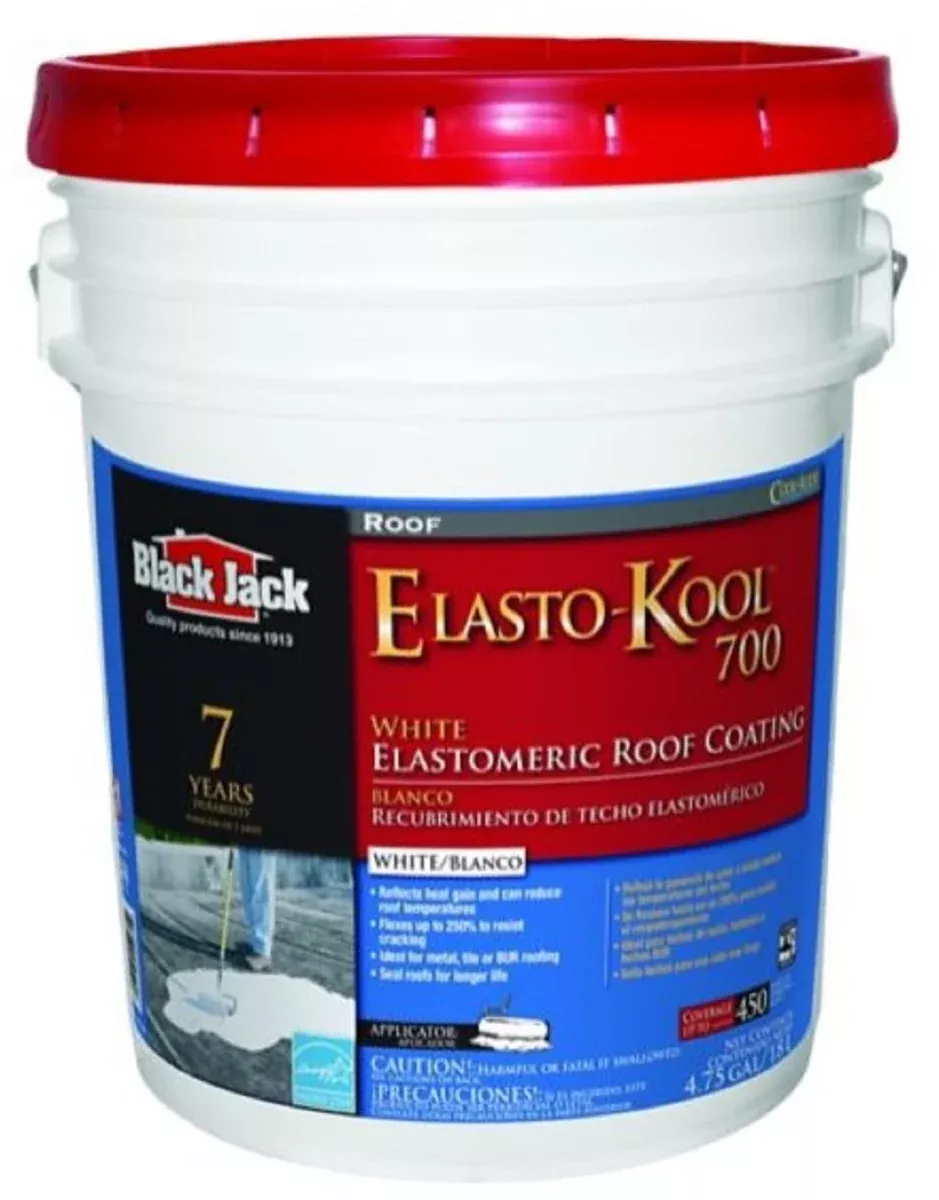 Black Jack 5527-01-30 Elasto Kool 700 7 Year White Elastomeric Roof Coating
