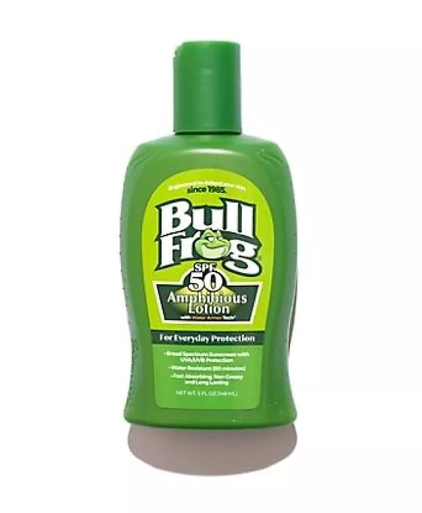 BullFrog 21110 Amphibious Everyday Lotion SPF 50 with Water Armor Tech, 5.0 oz.