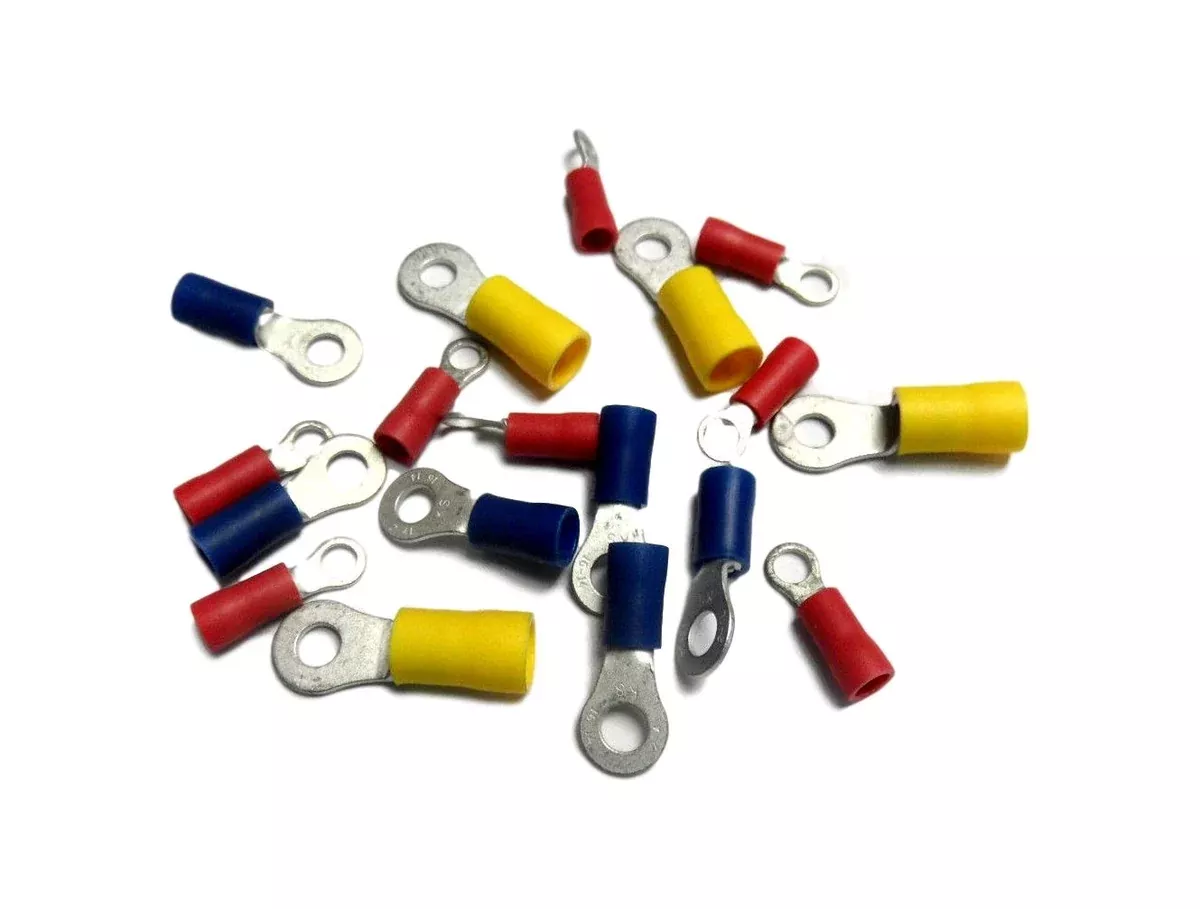 Calterm High 61336 Ring Terminals Assorted Sizes 22-10 AWG (1-5mm2)
