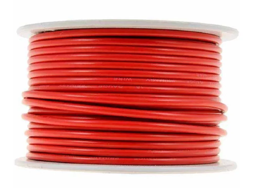 Cambridge 85786 100 ft. 16 AWG Wire Spool, Black Coated, Copper Wire