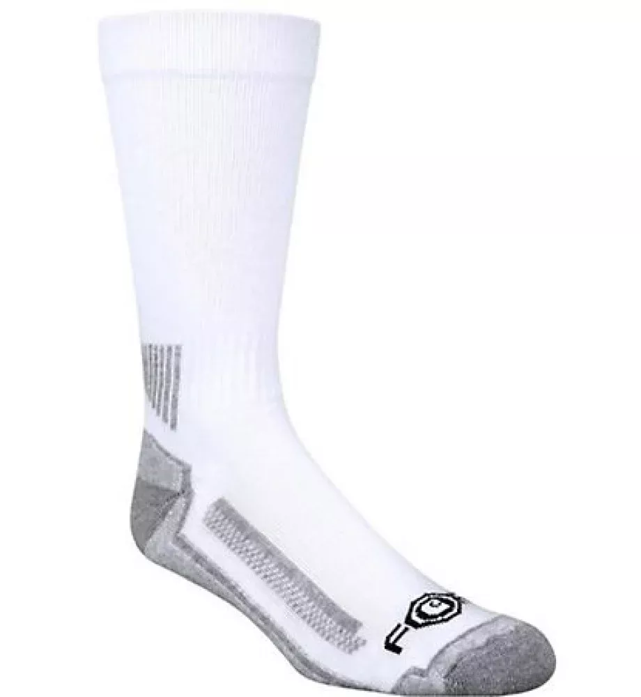 Carhartt A422-3 WHT Men's Force Performance Work Crew Socks White, Size 13-15