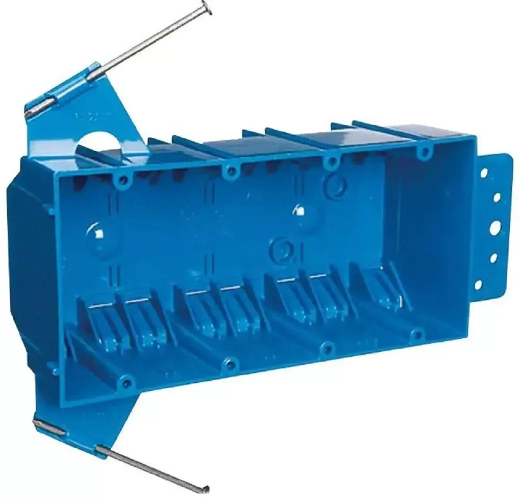 Carlon B455AR-UPC New Work Zip Box with Non-Metallic Switch and Outlet Box