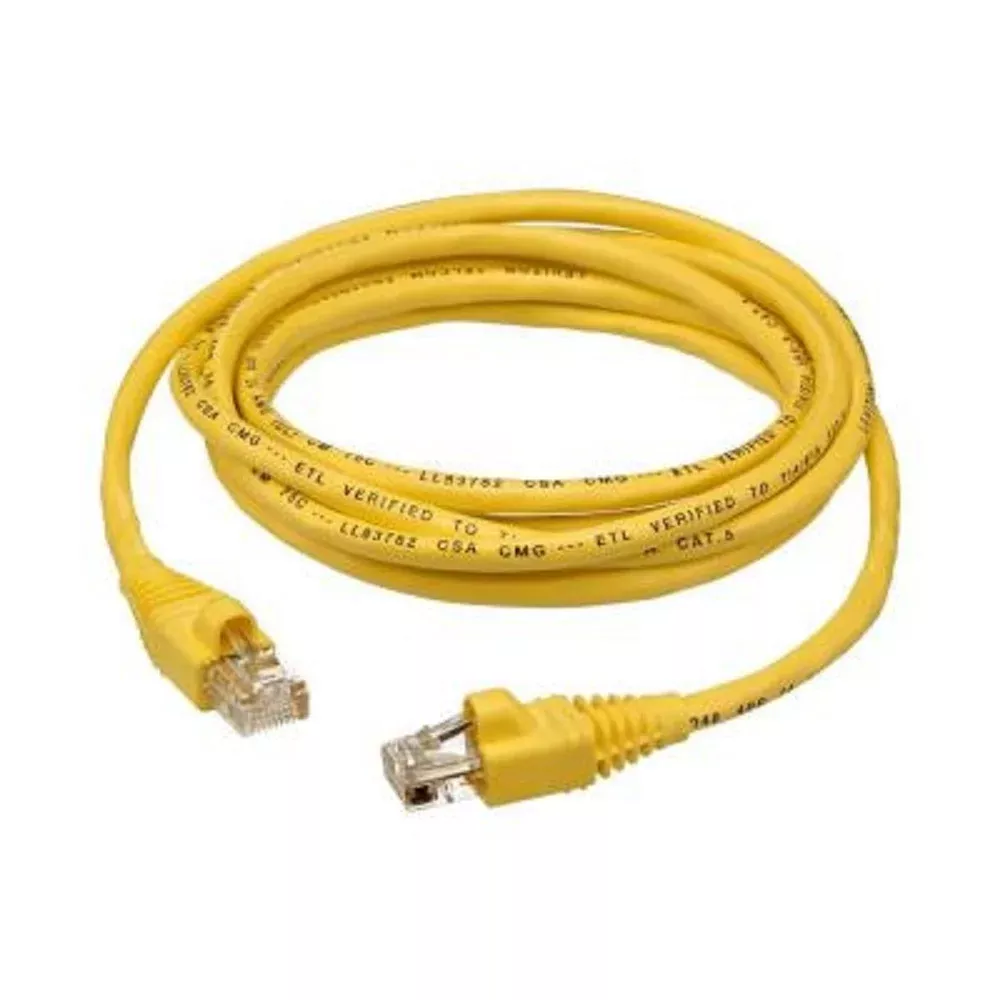 CE Tech 575685 7ft. Cat 5E Ethernet LAN Patch - Yellow R33-AG500-07Y