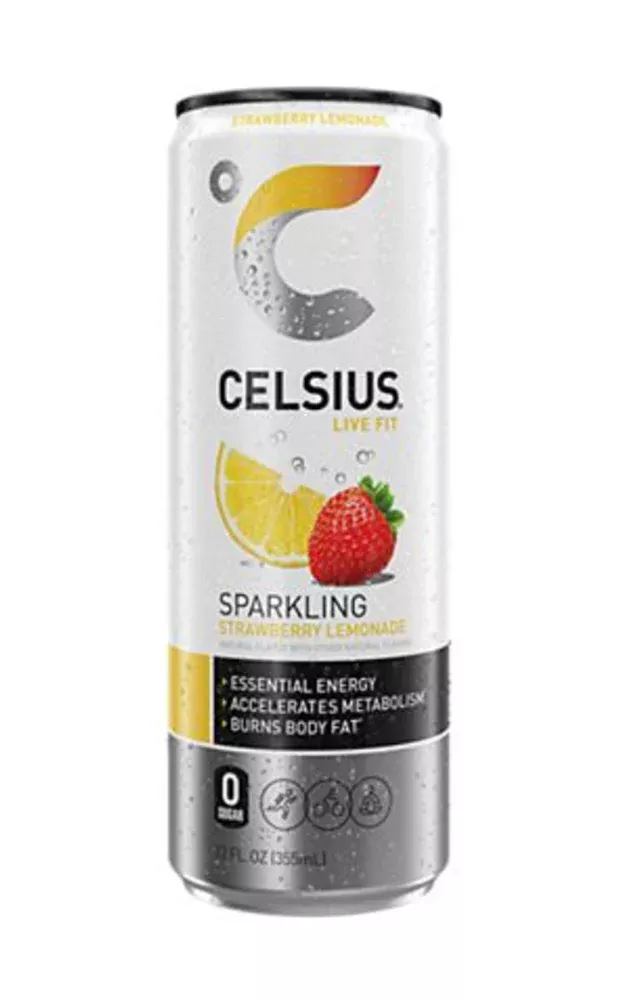 Celsius Energy Drink - Strawberry Lemonade (12 x 12 Fl Oz., Zero Sugar)