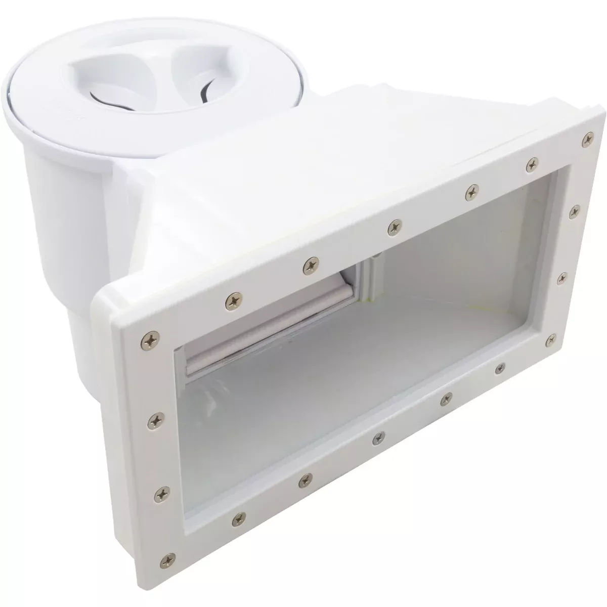 Champlain Plastics,Inc. ACM19300 Wide Mouth Skimmer Complete in White