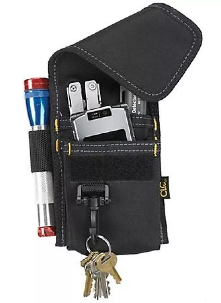 CLC 1104 Polyester Black 4-Pocket Multi-Purpose Tool Holder