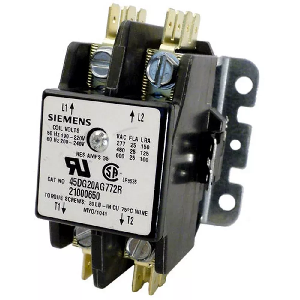Coates 21000650 35Amp 240V Coil Double Pole Contactor