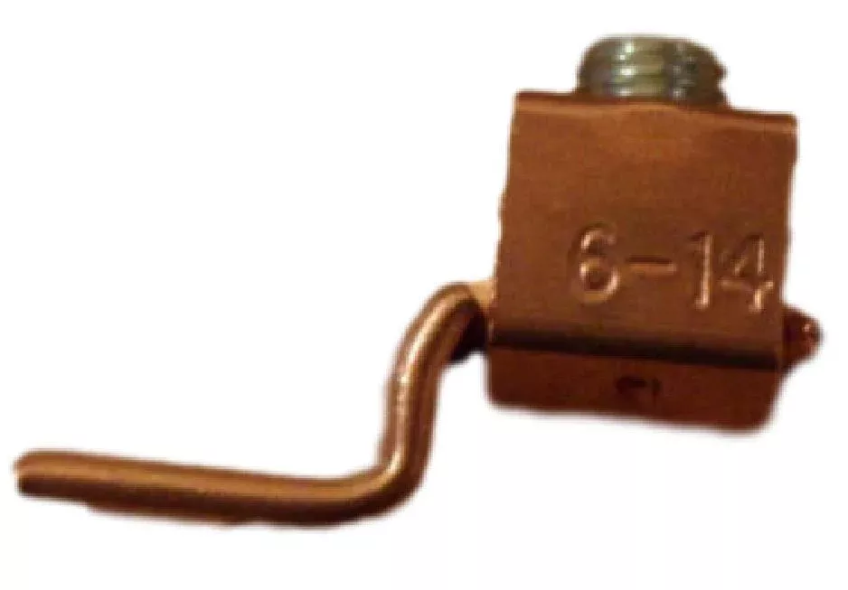 Copper Terminal Grounding Lug14 AWG - 6 STR BTC0614 Thomas & Betts