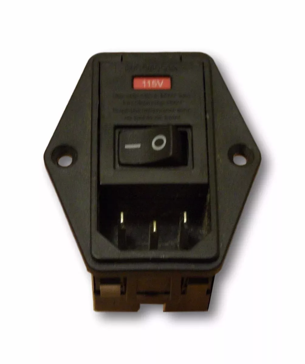 Corcom PE0SXDH3A AC Power Entry Module 3A Dual Fuse 120VAC/60Hz 250VAC/50Hz