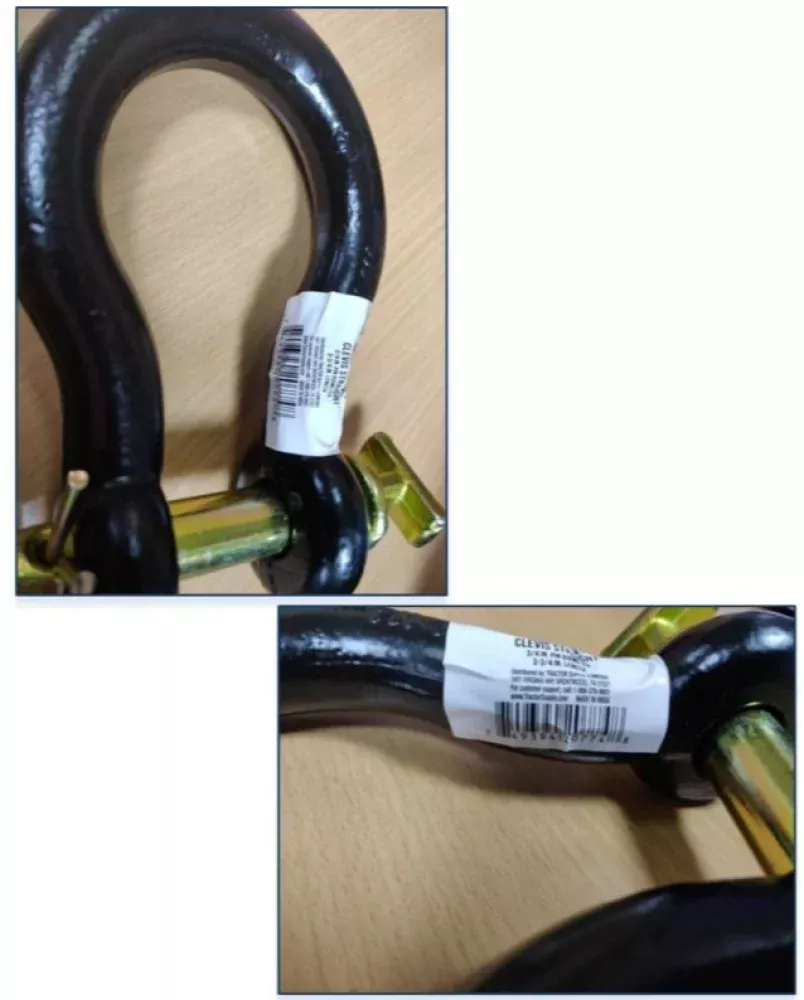 CountyLine 24CBW002TSC Durable Straight Clevis Hitch Pin, Black24CBW002TSC