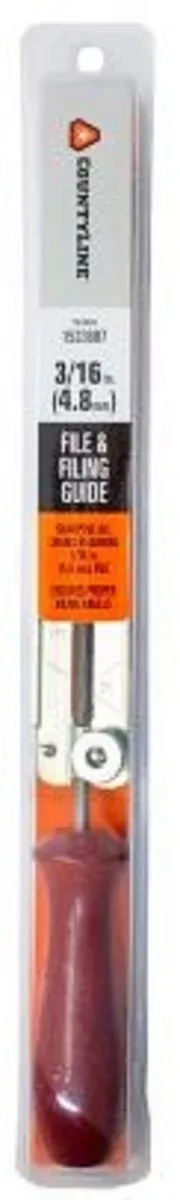 CountyLine 316FGTSC Round Chainsaw Chains File and Filing Guide Set 3/16 Inch