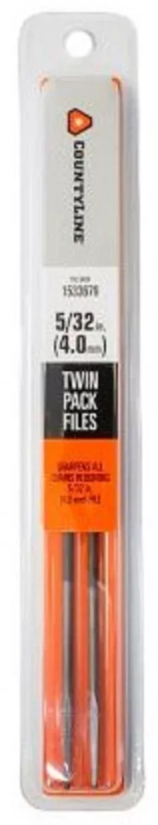 CountyLine 5322FTSC Replacement Round Chainsaw Chains Files 5/32 Inch