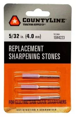 CountyLine 532SSCL Chainsaw Chains Sharpening Stones 5/32 Inch 3 Pack