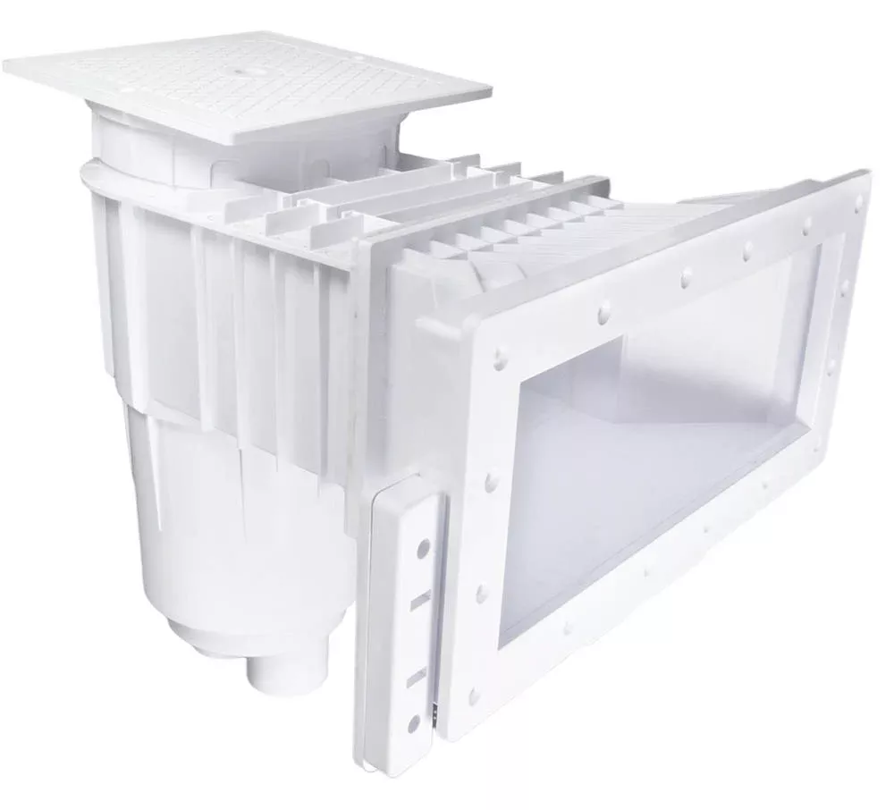Custom 25160-110-000 Wide Mouth Vinyl Skimmer - White