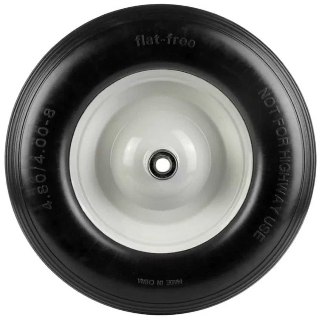GenericFlat-Free Replacement Wheels w/ Ribbed Tread, 16 in., 5/8 in. Bore Size