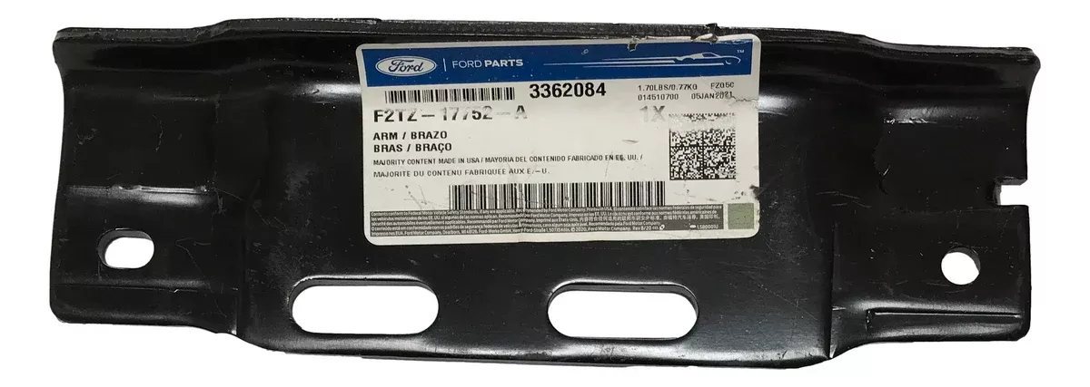 Genuine Ford F2TZ-17752-A Front Bumper Face Bar Mounting Bracket Passenger Side