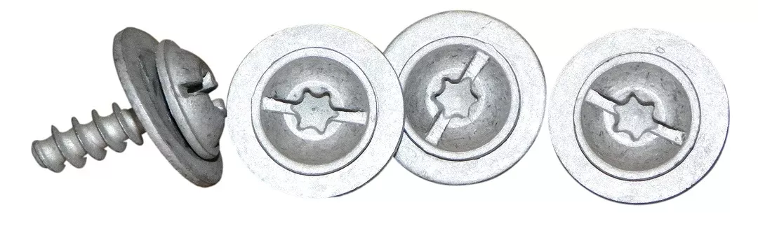 Genuine Ford W716872-S439 Screw And Washer Assembly, Upper Grille Bolt - 4 pcs.