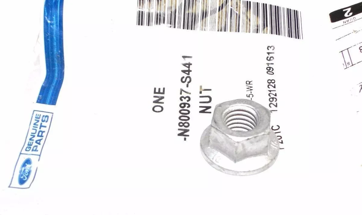 Genuine OEM Ford N800937-S441 Stabilizer Link Nut N800937S441