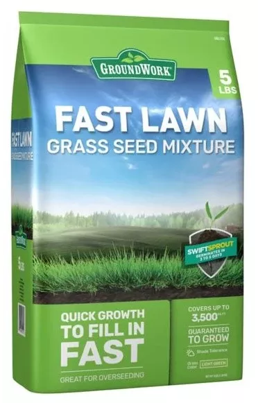 GroundWork 440AP0050UC-5Fast Lawn Grass Seed Mixture 5lb