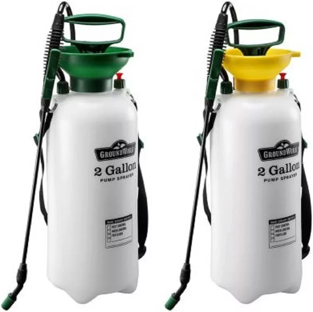 GroundWork LFSX-8A2 Sprayer Indoor and Outdoor 2 gal. 2 Pack