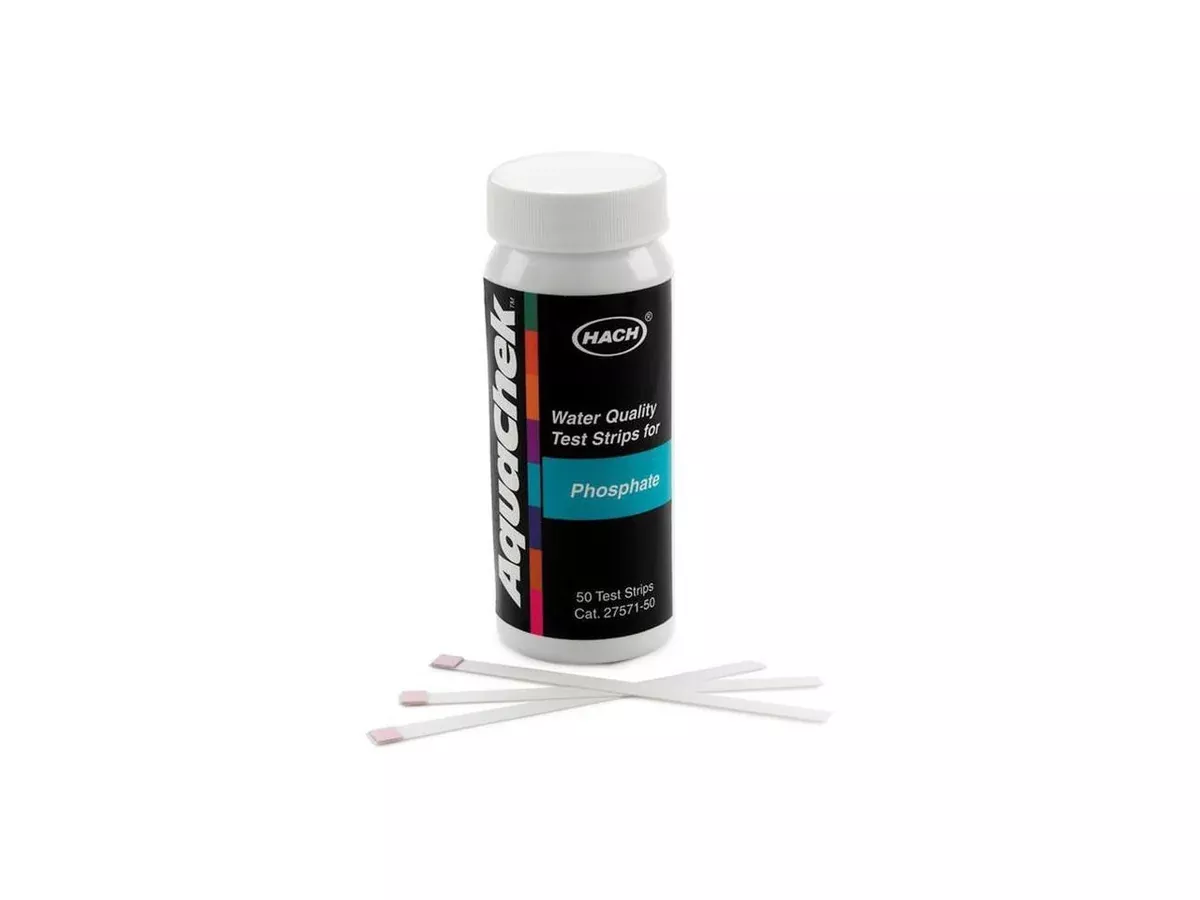 Hach 2757150E AquaChek High Range Phosphate Test Strip - 50 Per Bottle