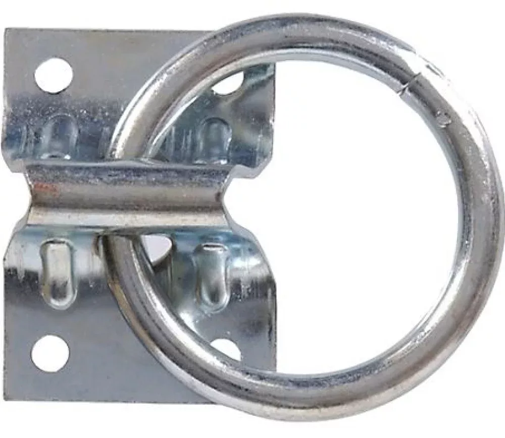 Hardware Essentials 322336 2" Plated Hitching Ring Steel Zinc