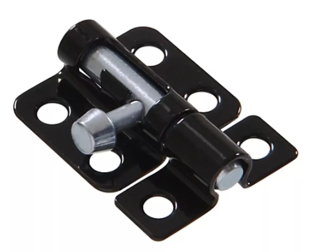 Hardware Essentials 851001 - Cd-Barrel Bolt 2In Black, Indoor and Outdoor