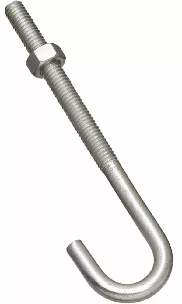 Hardware Essentials J-Bolt, Zinc Plated, 851899