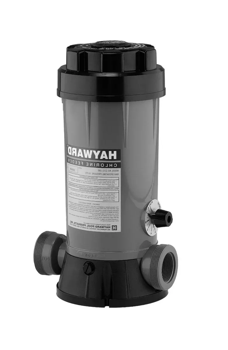 Hayward CL200 In-Line Automatic Pool Chlorinator with Mounting Base