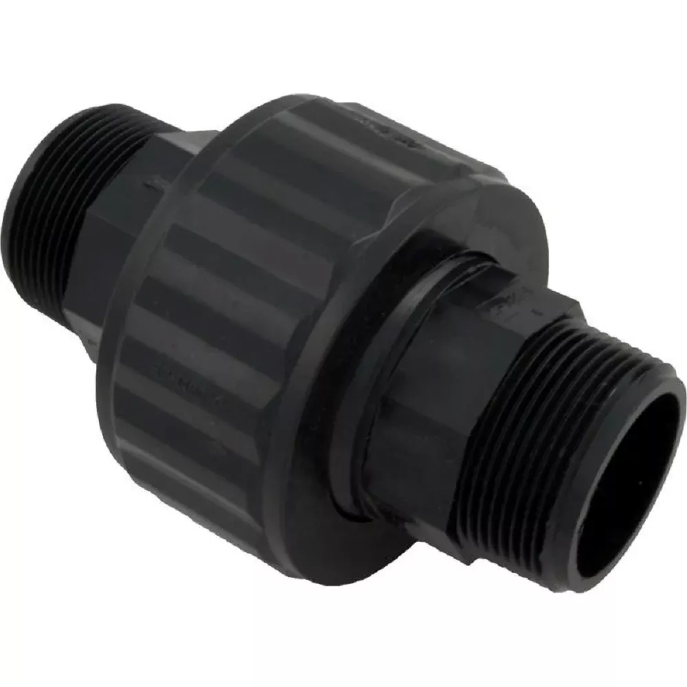 Hayward SP1480BLK 1.5" Self Aligning Double Male End Union
