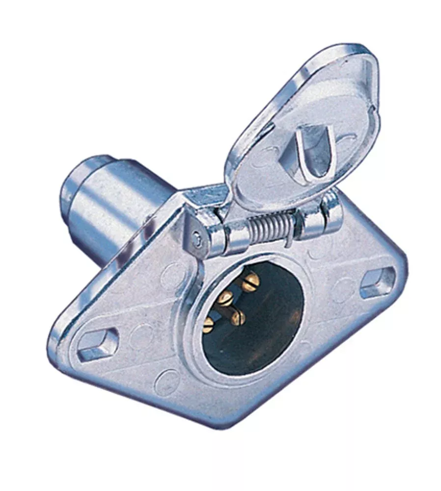 Hopkins 48435 6-Pole Round Car End / Metal