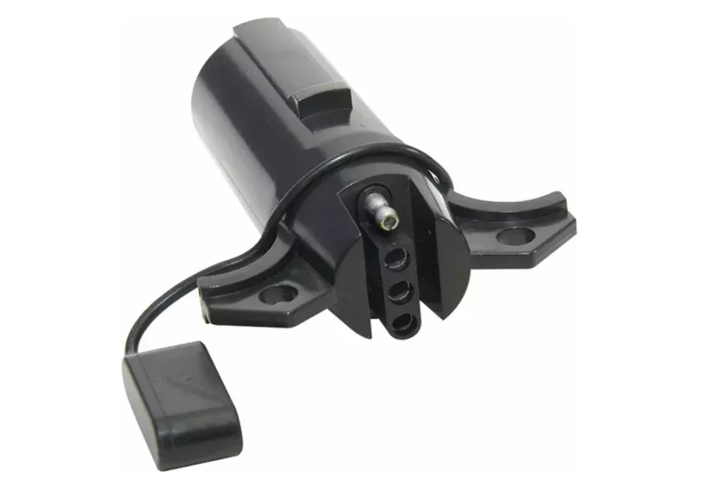 Hopkins Towing Solutions 47405 7-Pole Round to 4-Wire Flat Adapter, Plastic