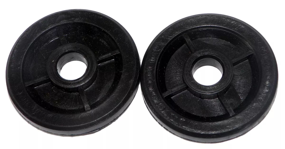 Jandy 3136 Lot of 2 Side Wheel for Jandy Ray-Vac/ Ray-Vac/DM Pool Cleaner, Black