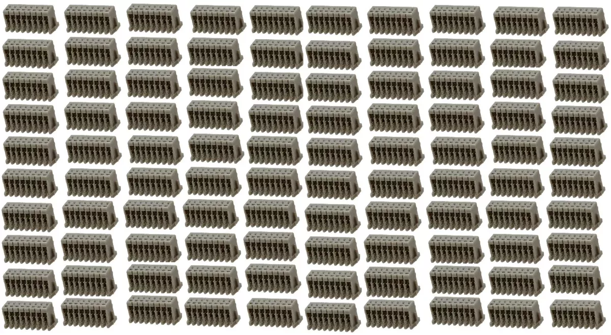 JST 08KR-6H-P 8 Position Rectangular Socket Connector IDC Tin 26 AWG Lot 100 Pcs