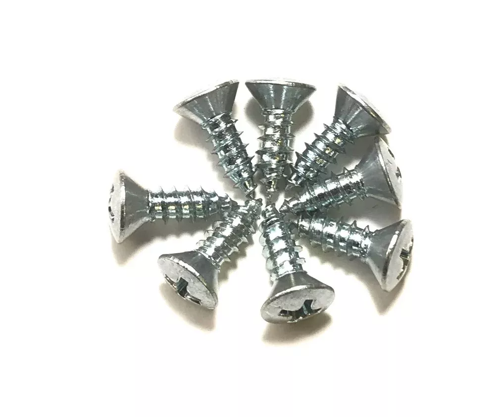 Keep-Tite! 44328 #8 x 1/2" Phillips Head Sheet Metal Screws - Pack of 8