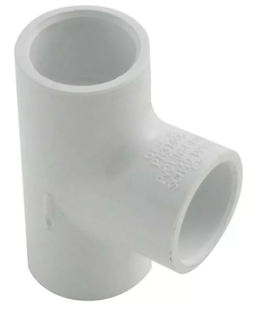 LDR Industries FP4 T-1 PVC Slip Tee White, 1-Inch