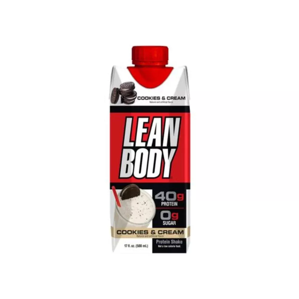 Lean Body Protein Shake - Cookies & Cream (12 Drinks)