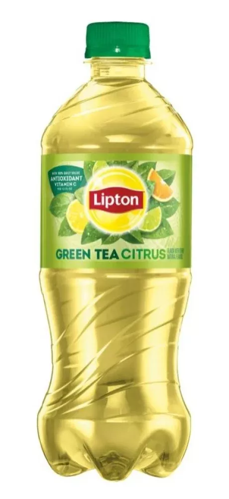 Lipton Pure Leaf Green Tea with Citrus Beverages 20 oz., 1 Single Bottle
