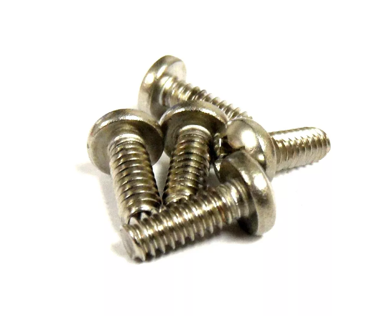 Lot of 5 Philip Round Head Screws Flat Tip for Sheet Metal Screw 3/8" Projects