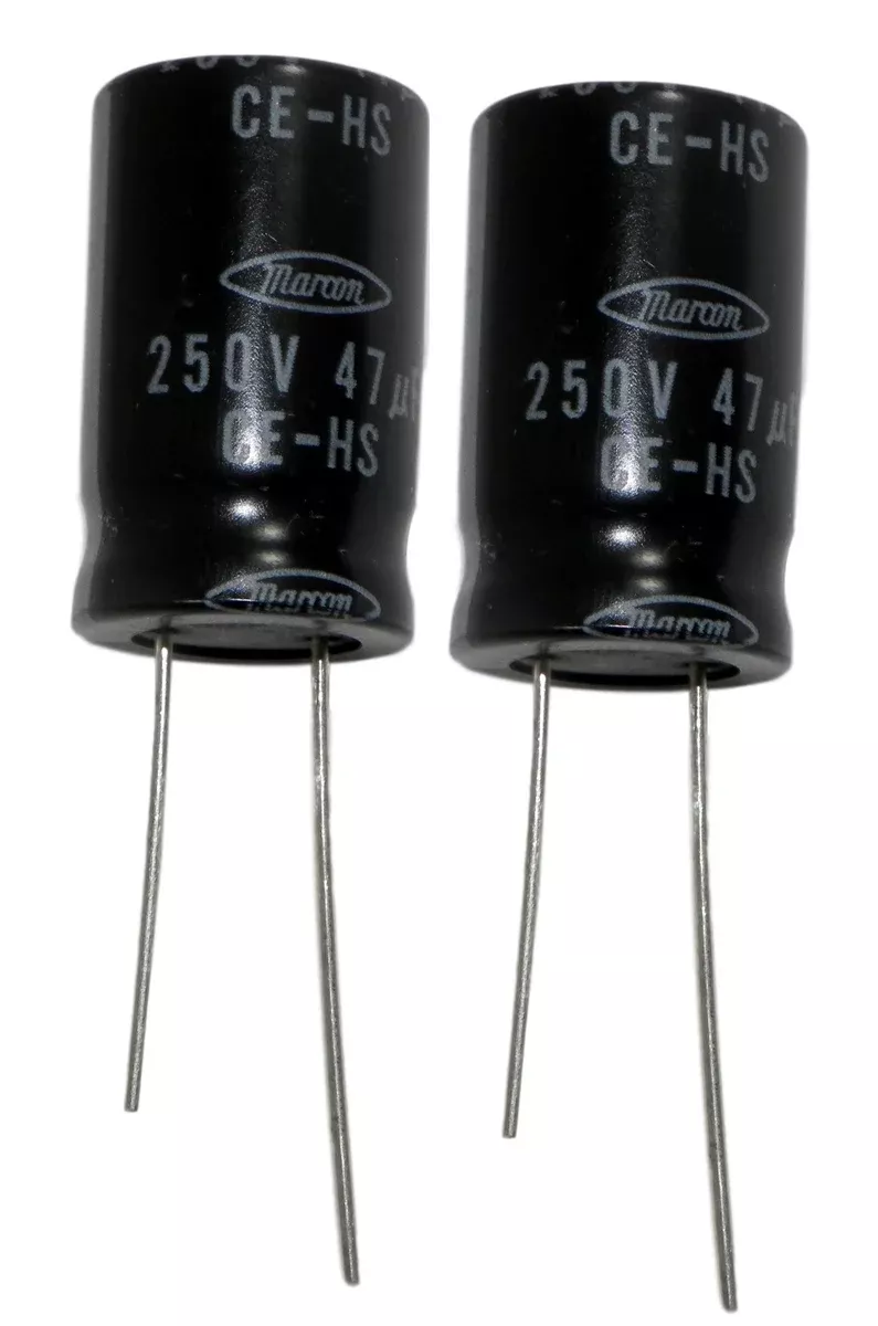 Marcon CEHSM2E470M3 Radial Electrolytic Capacitor 47uF 250V 20% Tolerance 2 Pcs