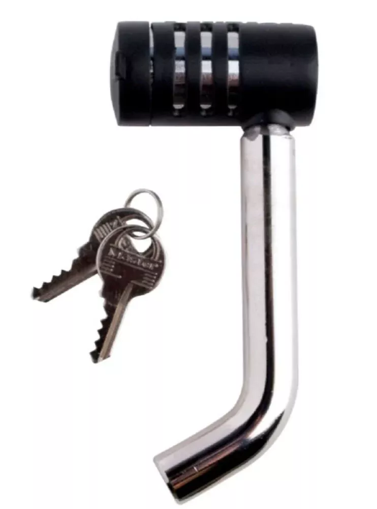 Master Lock 2854DAT 5/8 in Receiver Lock Weather Resistant Trailer Receiver Lock